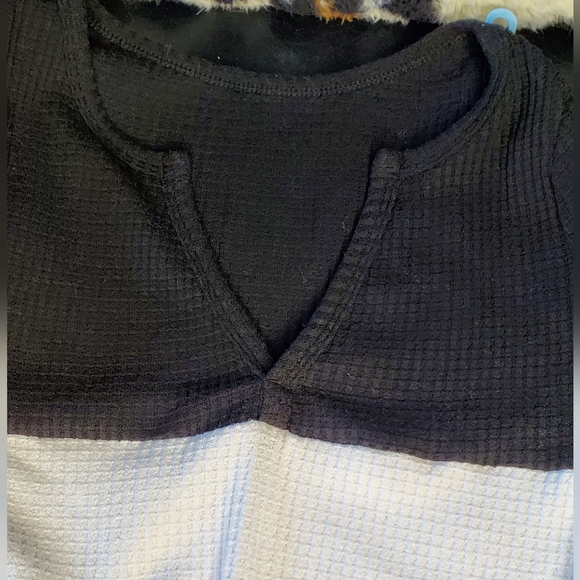 Two Waffle Knit Tops. NWOT - Picture 4 of 9